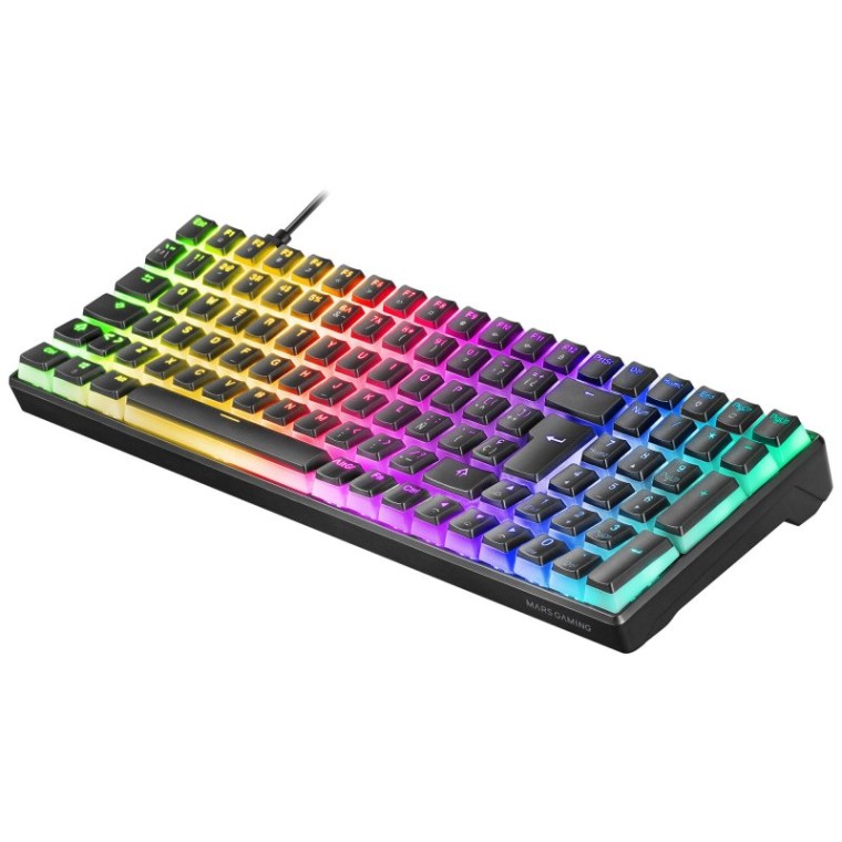 Mars Gaming MKULTRA Teclado Mecánico Negro Switch Azul (FR)