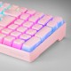 Mars Gaming MKULTRA Teclado Mecánico Rosa Switch Azul Portugués