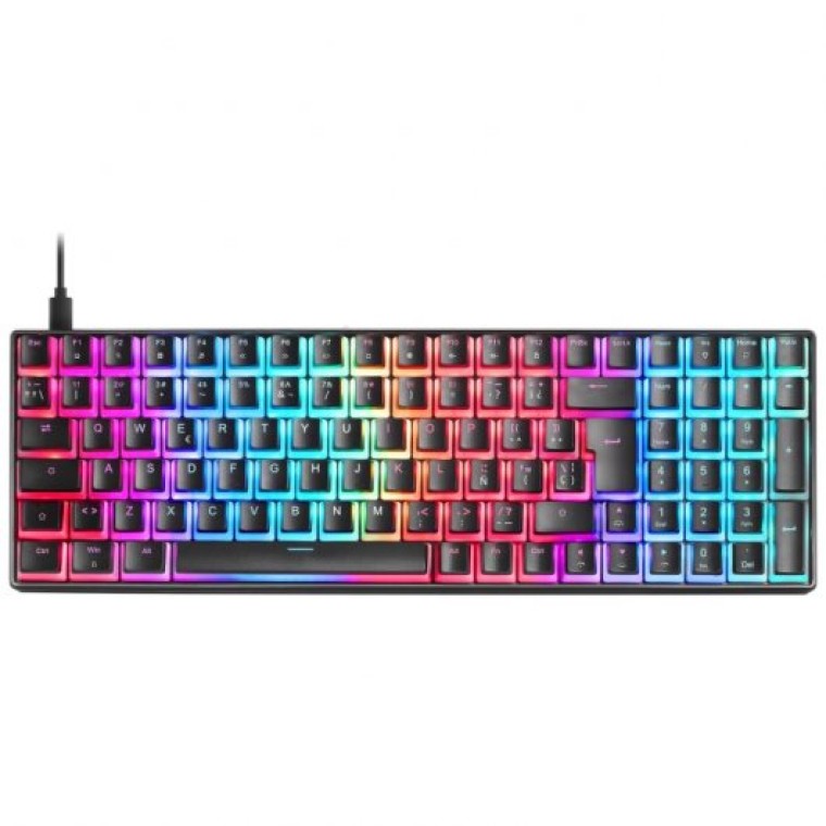 Mars Gaming MKULTRA Teclado Mecánico Negro Switch Rojo