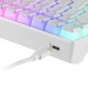 Mars Gaming MKULTRA Teclado Mecánico Blanco Switch Azul