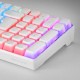 Mars Gaming MKULTRA Teclado Mecánico Blanco Switch Azul Portugués