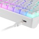 Mars Gaming MKULTRA Teclado Mecánico Blanco Switch Marrón (FR)