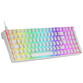 Mars Gaming MKULTRA Teclado Mecánico Blanco Switch Rojo Mars Gaming MKULTRA Teclado Mecánico Blanco Switch Rojo