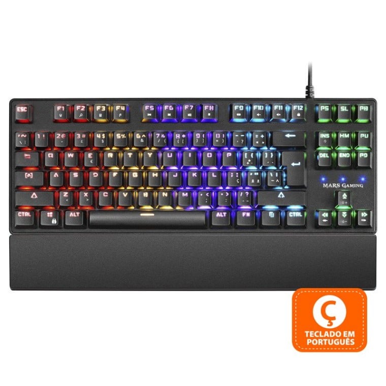 Mars Gaming MKXTKL Teclado Mecánico Gaming RGB Switch Rojo (PT)