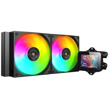 Mars Gaming ML-VISION240 Refrigeración Líquida AiO TDP 500W 2 Ventiladores ARGB Pantalla LCD Negro Mars Gaming ML-VISION240 Refrigeración Líquida AiO TDP 500W 2 Ventiladores ARGB Pantalla LCD Negro