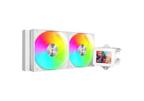Mars Gaming ML-VISION240 Refrigeración Líquida AiO TDP 500W 2 Ventiladores ARGB Pantalla LCD Blanco