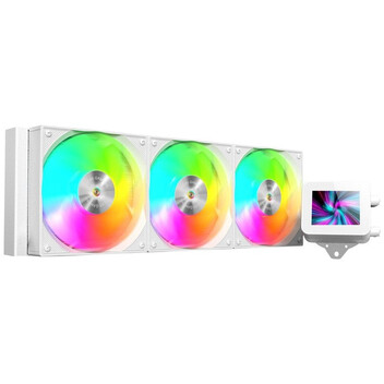 Mars Gaming ML-VISION360 Refrigeración Líquida AiO TDP 600W 3 Ventiladores ARGB Pantalla LCD Blanco