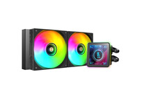 Mars Gaming Ml-visionpro240 Refrigeración Líquida Aio Tdp 500w 2x Ventiladores Argb Pantalla Negro