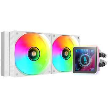 Mars Gaming Ml-visionpro240 Refrigeración Líquida Aio Tdp 500w 2x Ventiladores Argb Pantalla Blanco Mars Gaming Ml-visionpro240 Refrigeración Líquida Aio Tdp 500w 2x Ventiladores Argb Pantalla Blanco