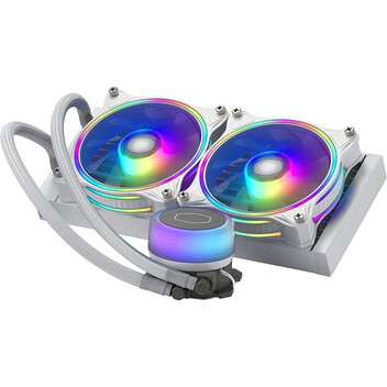Cooler Master MasterLiquid ML240 Illusion Kit de Refrigeración Líquida Blanca