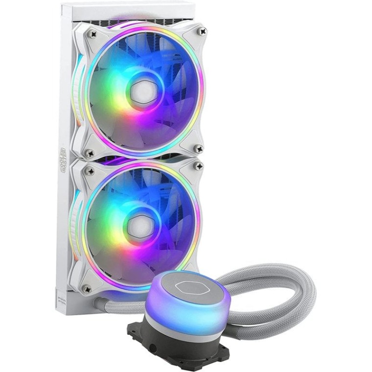 Cooler Master MasterLiquid ML240 Illusion Kit de Refrigeración Líquida Blanca