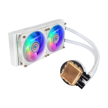 Cooler Master MasterLiquid PL240 Flux White Edition Kit de Refrigeración Líquida Blanco