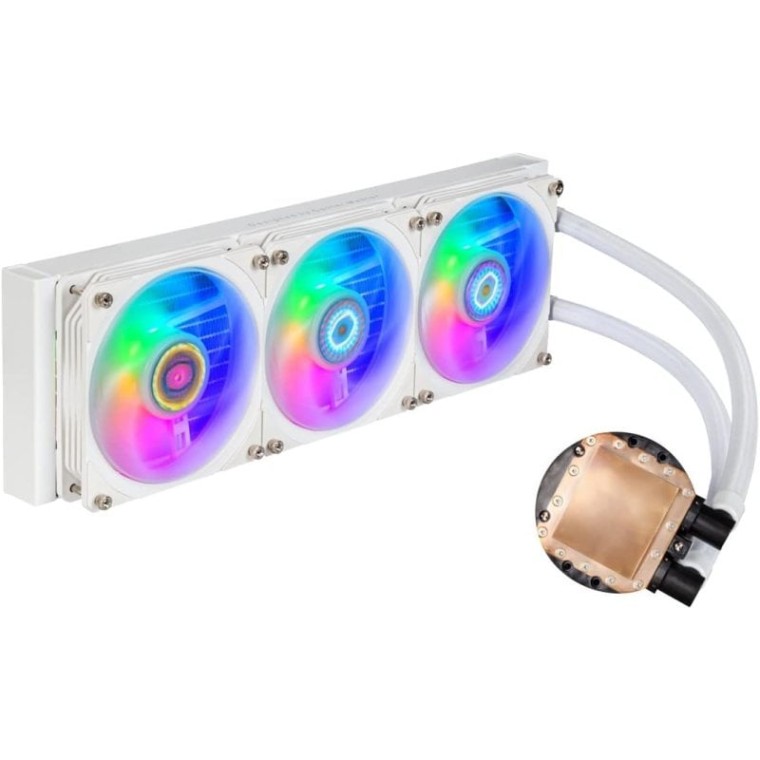 Cooler Master MasterLiquid PL360 Flux White Edition Kit de Refrigeración Líquida Blanco