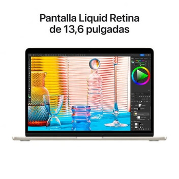 Apple Macbook Air Apple M2/8GB/512GB SSD/GPU Deca Core/13.6" Blanco Estrella Apple Macbook Air Apple M2/8GB/512GB SSD/GPU Deca Core/13.6" Blanco Estrella