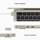 Apple Macbook Air Apple M2/8GB/512GB SSD/GPU Deca Core/13.6" Blanco Estrella Apple Macbook Air Apple M2/8GB/512GB SSD/GPU Deca Core/13.6" Blanco Estrella