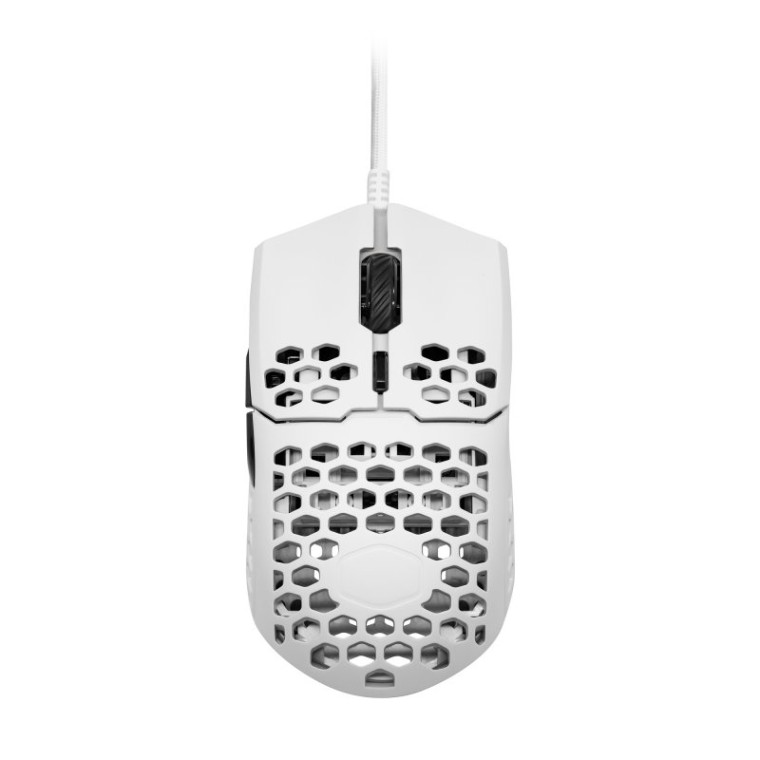 Cooler Master MasterMouse MM710 Ratón Gaming 16000 DPI Blanco Opaco