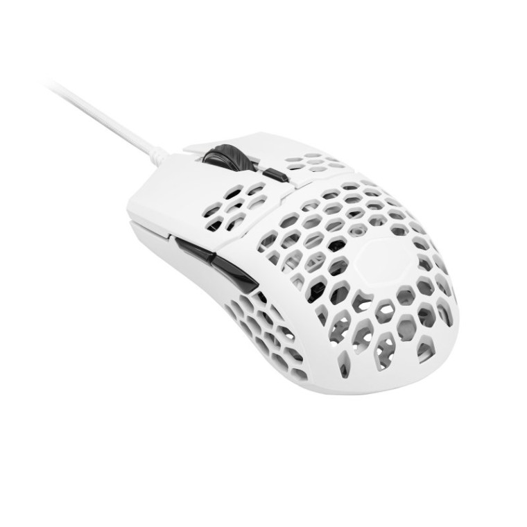 Cooler Master MasterMouse MM710 Ratón Gaming 16000 DPI Blanco Opaco