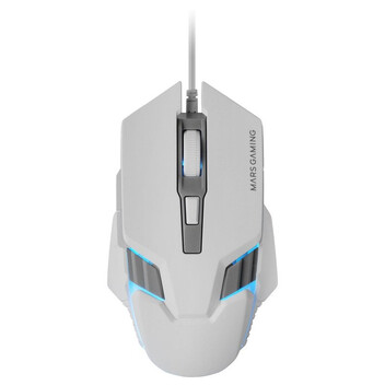 Mars Gaming MMM024 Ratón Gaming RGB Flow Sensor Óptico 4000 DPI Blanco Mars Gaming MMM024 Ratón Gaming RGB Flow Sensor Óptico 4000 DPI Blanco