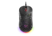 Mars Gaming MM55 Ratón Gaming RGB 12800 DPI Negro