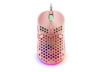 Mars Gaming MM55P Ratón Gaming RGB 12800 DPI Rosa