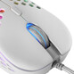 Mars Gaming MM55W Ratón Gaming RGB 12800 DPI Blanco