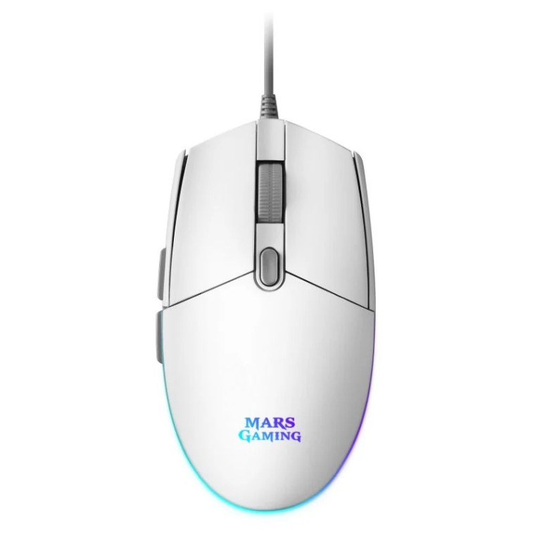 Mars Gaming MMG Ratón Gaming RGB 4200 DPI Blanco