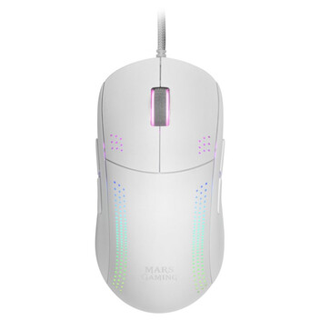 Mars Gaming MMPROW Ratón Gaming RGB 32000 DPI Blanco Mars Gaming MMPROW Ratón Gaming RGB 32000 DPI Blanco