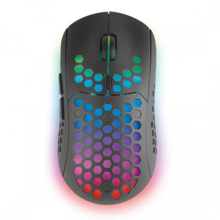 Mars Gaming MMW3 Ratón Gaming Inalámbrico RGB Flow 3200DPI Negro