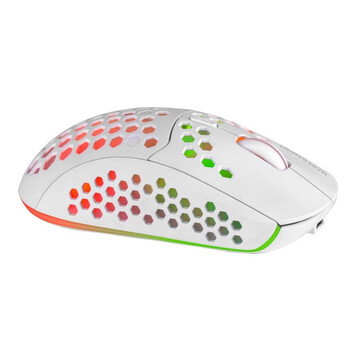 Mars Gaming MMW3 Ratón Gaming Inalámbrico RGB Flow 3200DPI Blanco