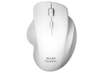Mars Gaming MMWERGO Ratón Inalámbrico 3200DPI Blanco