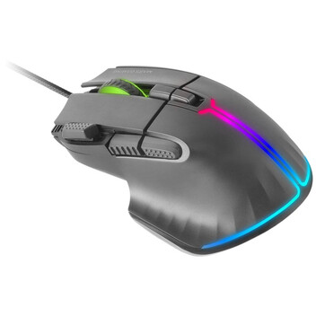 Mars Gaming MM-XT Ratón Gaming RGB Ergonómico con Reposa Pulgar 12800DPI Switches Huano Negro Mars Gaming MM-XT Ratón Gaming RGB Ergonómico con Reposa Pulgar 12800DPI Switches Huano Negro