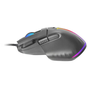 Mars Gaming MM-XT Ratón Gaming RGB Ergonómico con Reposa Pulgar 12800DPI Switches Huano Negro Mars Gaming MM-XT Ratón Gaming RGB Ergonómico con Reposa Pulgar 12800DPI Switches Huano Negro