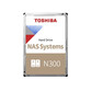 Disco Duro Toshiba N300 8TB HDD 3.5″ 7200rpm SATA III 281MiB/s para NAS + 512MB Buffer