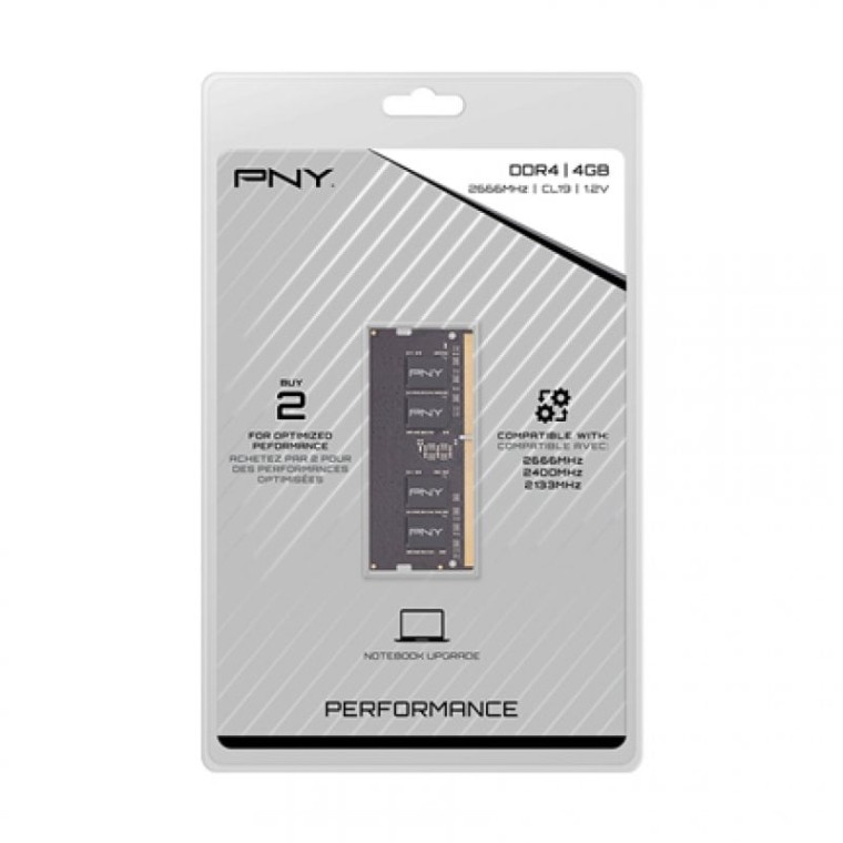 PNY MN4GSD42666 SO-DIMM DDR4 2666 MHz 4GB CL19