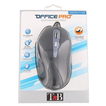TnB Office Ratón USB 2400 DPI Negro