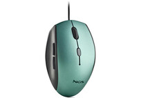 NGS Moth Ice Ratón con Adaptador USB-C 1600 DCPI Azul