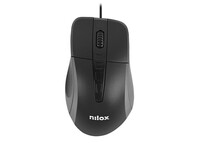 Nilox Ratón Óptico 1000DPI Negro