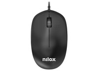 Nilox MOUSB1012 Ratón USB 1200DPI Negro
