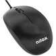 Nilox MOUSB1012 Ratón USB 1200DPI Negro Nilox MOUSB1012 Ratón USB 1200DPI Negro