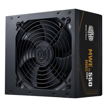 Fuente Alimentación Fuente de alimentación Cooler Master MWE 550W V3 ATX 3.1 80+ Bronze Ventilador 1 Fuente Alimentación Fuente de alimentación Cooler Master MWE 550W V3 ATX 3.1 80+ Bronze Ventilador 1