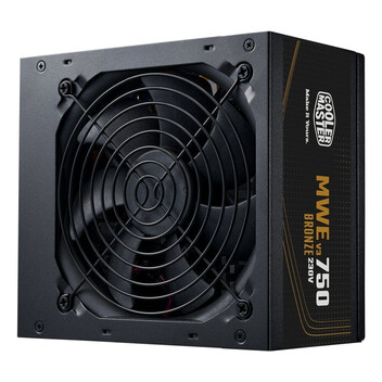 Fuente Alimentación Cooler Master 750W Certificación 80 Plus Bronze MWE Bronz