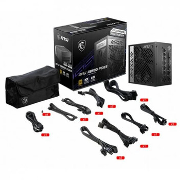 MSI MPG A850G PCIE5 850W 80 Plus Gold Full Modular MSI MPG A850G PCIE5 850W 80 Plus Gold Full Modular