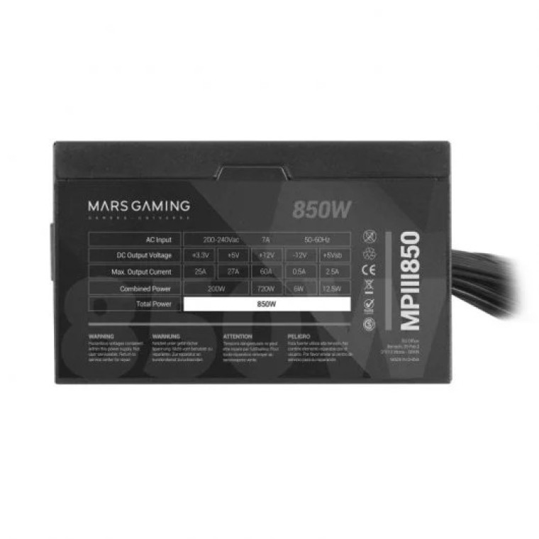 Mars Gaming MPIII850 850W