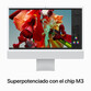 Apple iMac Apple M3/8GB/256GB SSD/10 Núcleos GPU/24" 4.5K Retina Plata