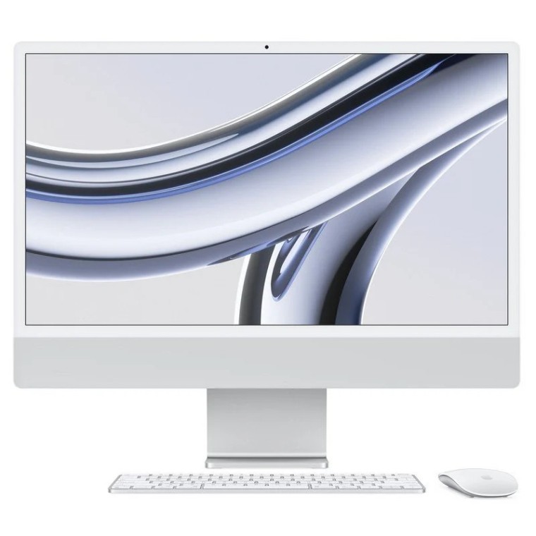 Apple iMac Apple M3/8GB/512GB SSD/10 Núcleos GPU/24" 4.5K Retina Plata