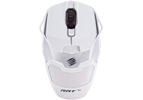 Mad Catz RAT 1+ Ratón Gaming 2000 DPI Blanco