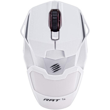 Mad Catz RAT 1+ Ratón Gaming 2000 DPI Blanco
