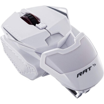 Mad Catz RAT 1+ Ratón Gaming 2000 DPI Blanco