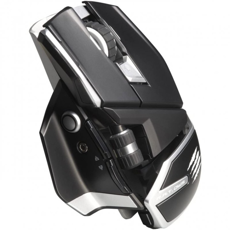 Mad Catz R.A.T. DWS Ratón Gaming Inalámbrico 16000DPI Negro/Plata