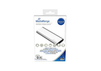 Disco Duro SSD Externo MediaRange MR1102 480GB M.2 NVMe USB-C 3.2 Gen2 Aluminio Plata